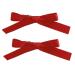 hgnxa Girls Balletcore w Preepy 2000s Side Clip Hair Clip Princess Sweet Girls Ribbon w Style Colorful w Big red