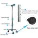Canes Premium Stability Four-Legged Aluminum Cane Crutches Adjustable Telescopic Non-Slip Walking Stick for Elderly Disabled Women Outdoor Travel Walking Crutches powerfully - Buy Online on GoSupps.com