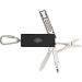 Gentlemen's Hardware Pocket-Sized Multi-Tool Manicure 8.8 cm Stainless Steel Black 5-Piece - Includes Nail Clipper Scissors Nail File and Nail Cleaner.
