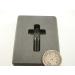 Gold Cross Graphite Mold Silver Necklace - .75 oz Custom High Density | 1-3/16 Size - Buy Online on GoSupps.com