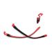 Jingyun 1 Pair Silicone Eyeglass Replacement Glasses Replacement Temples Eyeglasses Temples and Legs for Kids H02