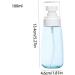 Buy Sevennine 100ml Small Spray Bottle - Refillable Fine Mist Perfume Sprayer - Blue Plastic Bottle for Travel & Home Use - Buy Online on GoSupps.com
