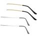 Ultechnovo 10 Pairs of Metal & Plastic Glasses Replacement Legs - Durable Spectacle Arm & Sunglasses Brackets with Screwdriver - Color Sorted 5 St. Pack - Buy Online on GoSupps.com