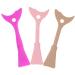 Mipcase 3pcs Eyeliner Eyeshadow Baffle Lash Stuff Eyeliner Applicator Silicone Make up Tools Eyelash Brush