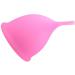 Pink Silicone Menstrual Cup - Reusable Soft & Flexible Eco-Friendly Design - Buy Online on GoSupps.com