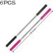 Zhouocea 6Pcs Spring Facial Hair Removers Spring Eyebrow Face Epilators Eyebrow Threading Tools Threading Hair Removals for Women (Black and Pink) - Buy Online on GoSupps.com