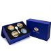 OLMA Four Seasons Black Caviar Gift Box - Includes 4 oz of Domestic Fish Roe - Bowfin, Piluga, Paddlefish & Hackleback Sturgeon - Mother of Pearl Serving Spoon - Overnight Delivery 1 Count (Pack of 1)