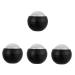 Beavorty 4 pieces Hand massage ball Ice massage gear Cold roller roller Face massage roller Massage tools Massage device with back roll ice roller ball Cold massage roller handhole fitness ABS puck