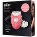 Braun Silk- pil 3 Beauty Set - Epilator for Women | Hair Removal Trimmer and Massage Attachments | Model 3-440 - Flamingo/White - Buy Online on GoSupps.com