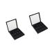 Angoily 2 Pcs 12 Blush for Cheeks Empty Eyeshadow Dish Empty Eye Shadow Pallet Empty Box Acrylic Travel