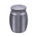 NA Small Keepsake Urns Stainless Steel Mini Waterproof Memorial Cremation Container Jar for Memorial Human Pet Ashes (B Black)