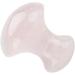 Natural Rose Quartz Massage Tool - Mushroom Shaped Crystal Massage Device for Face & Eye Care - Buy Online on GoSupps.com