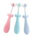 Healvian 3 Stk children's toothbrush baby toothbrush baby toothbrush children toothbrush kids toothbrush toddler toothbrush decorative toothbrush sweet toothbrush soft fur handle handle