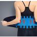 Webviktory Back Ribbon Support Belt | Lumbar Pain Relief & Posture Correction for Men & Women | XXL (110-123 cm) Blue - Buy Online on GoSupps.com