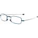 Cokobin Foldable Reading Glasses - Stainless Steel Anti-Blue Light Aid for Men & Women | +3.5 Diopter with Hard Case - Buy Online on GoSupps.com
