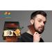 Natural Beard Grooming Kit for Men | 3-in-1 Set with Boar Bristle Brush Wood Comb & Hair Treatment Oil | Travel-Friendly - Buy Online on GoSupps.com