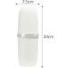 Blue Travel Toothbrush Holder with Lid - Portable Toothbrush Storage Box for Household Use - Buy Online on GoSupps.com