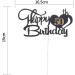 50 Cake Topper for 50th Birthday 50 Birthday Decoration Happy Birthday Toppers for Cakes Personalised Cake Toppers Birthday Black and Gold Cake Topper Birthday Cake Decorations for Birthday Party - Buy Online on GoSupps.com