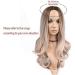 Ombre Wig Brown To Ash Blonde Redlution High Density Heat Resistant Synthetic Hair Weave Full Wigs For Women RN-135 - Buy Online on GoSupps.com