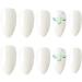 24 Pieces Aurora Fake Nails Set - Long White Butterfly Design - Perfect for Bridal Nail Art & Wedding Tools - Buy Online on GoSupps.com