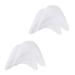 Latrat 2 pair of tips from silicone gel lace protection made of silicone classic dance for shoes ballet classic dance soft foot tip cuffs with air holes (white)