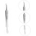 VINTORKY 3pcs Clip Blackhead Comedone Mole Removal Scissor Removal Tweezers Kit Stainless Steel Silver - Buy Online on GoSupps.com
