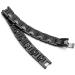 Men's Tungsten Steel and Ceramic Black Bracelet - 21 cm | Durable & Stylish International Shipping Available - Buy Online on GoSupps.com