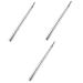 Balacoo 3pcs Double Ended Lipstick Brush Lip Aluminum Alloy Miss Lip Mask Brush Lip Line