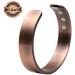 Reevaria Pure Copper Magnetic Cuff Bracelet for Men - 8 Magnets 3500 Gauss - Pain Relief for Arthritis, Golf, Carpal Tunnel - Heavyweight Design - Buy Online on GoSupps.com