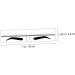  SOLUSTRE SOLUSTRE 10 Pieces Eyebrow Positioning Measuring Stencil Ruler Eyebrow Stamp Stencil Ruler Stirrups DIY Eyebrow Trimmer Disposable PVC - Buy Online on GoSupps.com