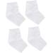 DOITOOL 6 Pairs Anti-Crack Socks Moisturizing Socks Feet Repair Socks Spa Socks for Dry Feet Heel Sleeves Spa Gel Socks Toeless Spa Socks Dry Feet Socks Women's White Heel Socks Breathable - Buy Online on GoSupps.com
