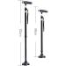 TelescopicNonSlipCrutchesWalkingstickforrollatorWalkingStick-4LegBase withLightsAdjustedHeight-TelescopicAluminumCaneDisabilityMedicalAidElderlyAnti-skidWalkerCrutchesMassag Needed - Buy Online on GoSupps.com