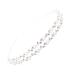 HONMEET Bride Wedding Headband Bridal Hair Accessories Headbands with Pearls Pearl Headbands for Women Silver Headband Bride Headband Headpiece for Bride Hair Ribbons Miss Abs Double Layer