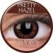 Meralens Brown Circle Lenses Pretty Hazel - 14mm Big Eyes Colored Contacts with Case (Non-Prescription) - Buy Online on GoSupps.com