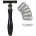 Mylily Razor Hobel with 5 Blades | Eco-Friendly Safety Razor for Women | Zero Waste Shaving | Perfect Shave | Plastic-Free Intimate Area Care | Black - Buy Online on GoSupps.com