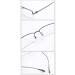 Riccie Men's Multifocal Reading Glasses | Anti-Blue Light | 1.56 Aspherical Resin | Diopters +1.0 to +3.0 | International Shipping - Buy Online on GoSupps.com
