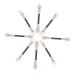 Baluue 50pcs Brush Eyeshadow Dual Sided Eyeshadow Brush Eyeshadow Eyeshadow Brush Sponge Pink