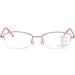 Bezax Semi-Frame Reading Glasses for Women | Blue Light Blocking Computer Readers | Progressive Multifocus +1.0 to +3.0 | Red +2.50 | International Shipping - Buy Online on GoSupps.com