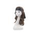 AllMatchWigs 2pcs Edge control soft satin headband 2.4inch width hair wrap bands 20 color choice (black)