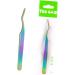 Buy 2PCS Steel False Eyelash Tweezers & Eyebrow Clip | Curved Tip Lash Extension Tools | Miss Eyelash Curler Red - Buy Online on GoSupps.com