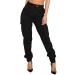Womens Camo Pants Cargo Trousers Camouflage Lounge Pants Multi Outdoor Casual Jogger Sweatpants with Pocket X-Large 0bblack