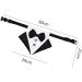 Caasfooy Dog Tuxedo Collar - Adjustable Smoking Bandana for All Sizes - Formal Wear for Small Medium & Large Dogs - Buy Online on GoSupps.com