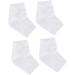 DOITOOL 4 Pairs Anti-Crack Socks Ankle Socks Crack Heel Socks Feet Repair Socks Heel Protector Socks Moisturising Foot Socks Feet Care Socks Gel White Anti Cracked Feet Men and Women - Buy Online on GoSupps.com