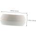 FOMIYES 1 Set Box Loose Powder Box Empty Loose Powder Container Cosmetic Powder Puff Face Powder Cushion Loose Powder Container with Powder Puff Travel Abs Makeup Pad White Portable 6.2x6.2cm White - Buy Online on GoSupps.com