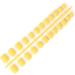 Dajidafu 24 Pieces Square Head Frosted Coffin False Nails DIY Exquisite French Style Unique Elegant Colour-fast Acrylic Nail 10light yellow - Buy Online on GoSupps.com