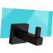 Alipis 2pcs Towel Hook Wall Mounted Towel Holder Coat Hook Towel Hanger Clothes Hook Accessories Matte mediumx2pcs Blackx2pcs - Buy Online on GoSupps.com