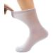 Copper Infused Diabetic Crew Socks - Super Stretch Comfort for Men and Women - 2 Pairs, White, Shoe 5-12 US - Buy Online on GoSupps.com