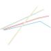 Flexible Plastic Straws Disposable Striped Bendable Straws Drinking for Party and Home (100 PCS) - Buy Online on GoSupps.com