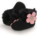 Spring Winter Warm Fleece Booties for Baby | Non-Slip Soft Sole Shoes for Boys Girls | Adjustable Prewalker Boots 0-18 Months (12-18 Months, Black) - Buy Online on GoSupps.com