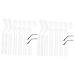 Doitool glasses 40 pair of anti-slip cover for glasses ear pads for glasses ears for glasses glasses holder nerd wax glasses strap holder white child pebblel earsh tzer slipproof